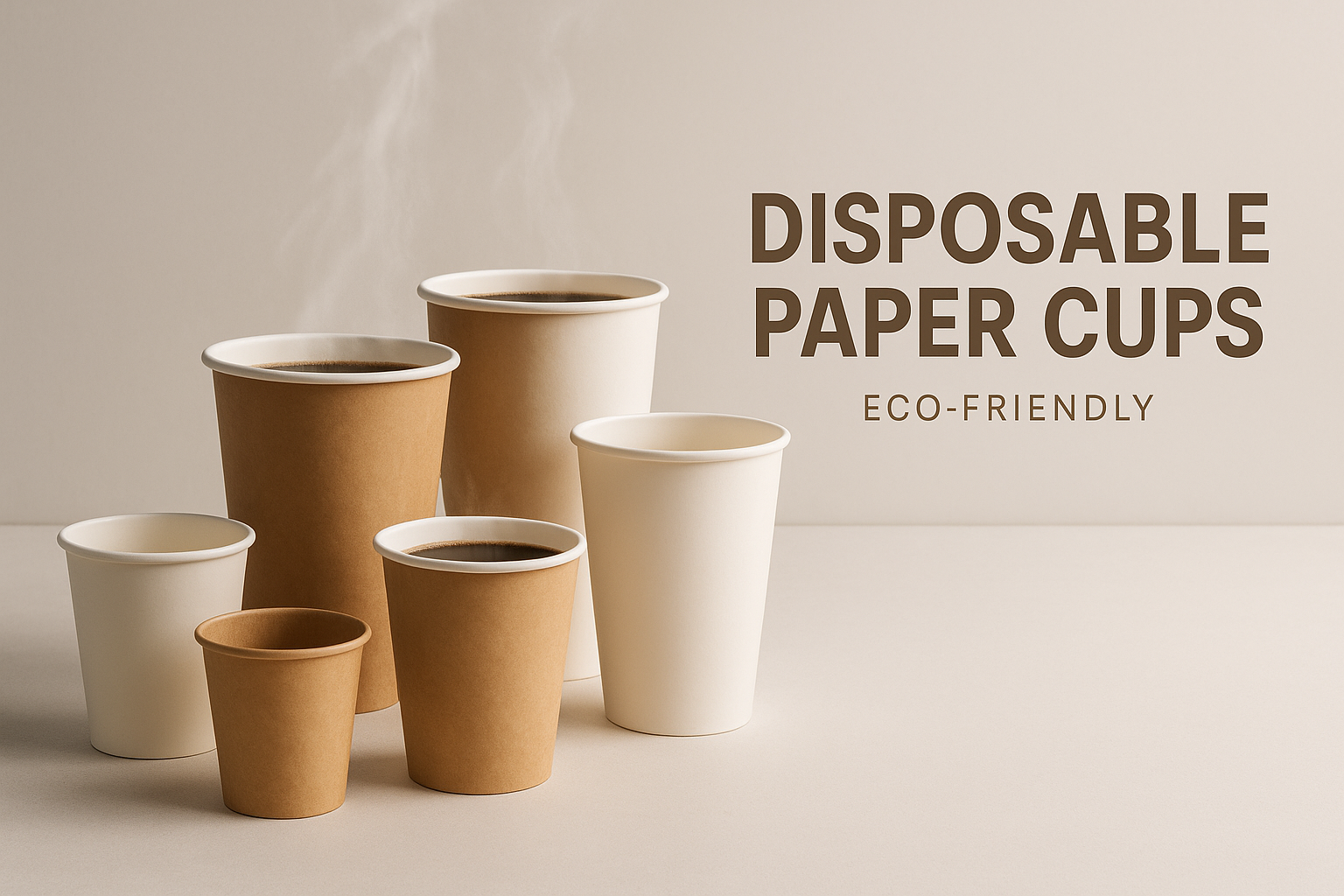 Disposal Paper Cups advertisement