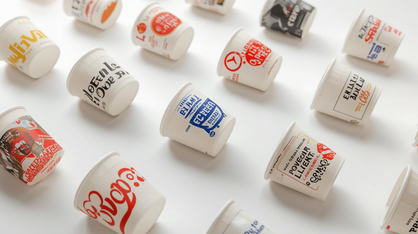 Disposal Paper Cups Advertisement